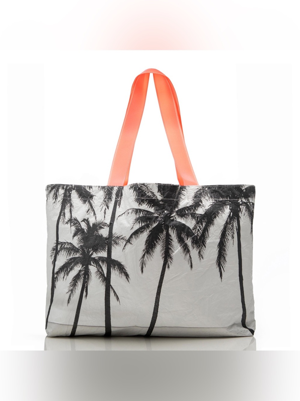 ALOHA Collection Kalapana By Samudra Holo Holo Palm Tree Reversible Tote Bag